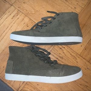 Toms Army Green Suede Women’s Sneaker